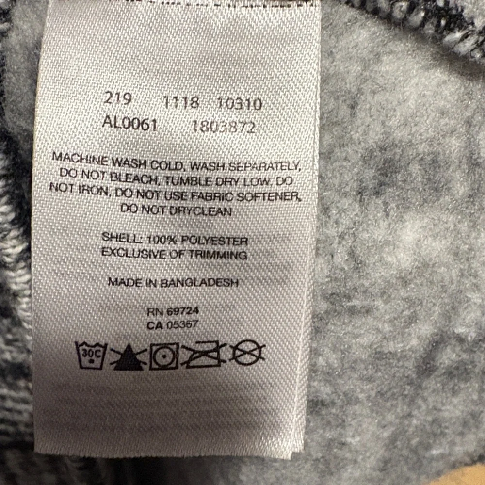 Columbia Black and White Plaid Turtleneck Sweater